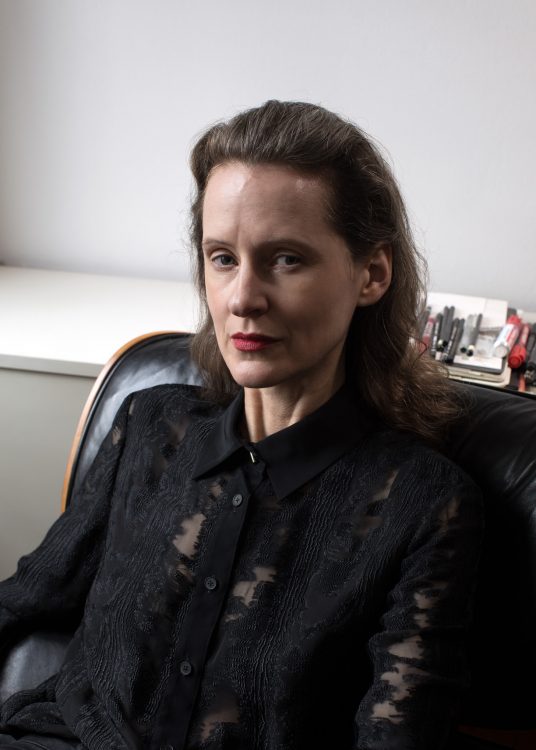 The artist Sabine Springer, Berlin 2025.