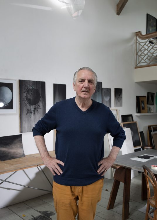 Jakob Mattner in his Studio.