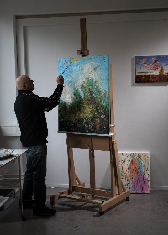 Peter Duka in his Berlin Studio.