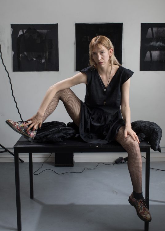 Aline Schwibbe in her Berlin Studio.
