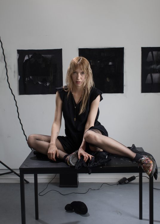 Aline Schwibbe in her Berlin Studio.