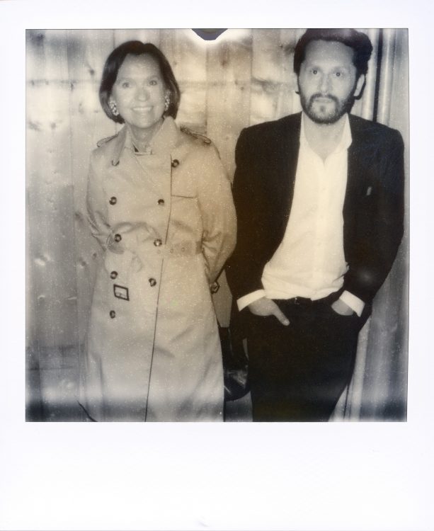 Polaroid of Gudrun Wurlitzer und Martin Kwade.