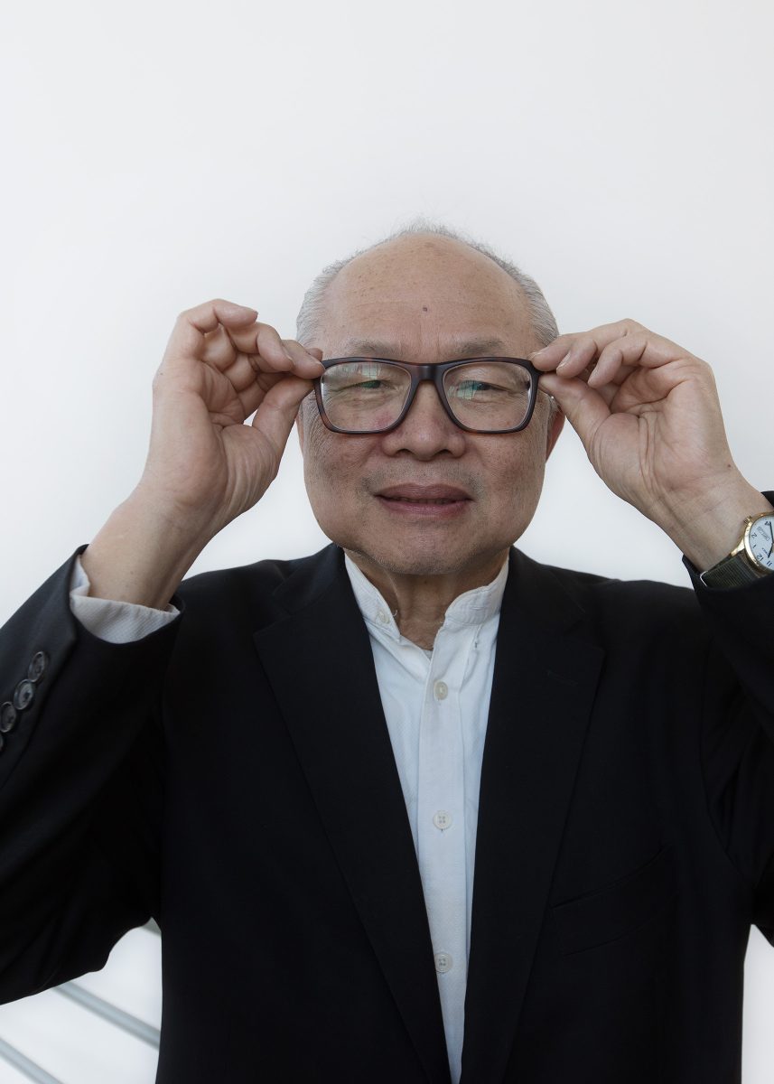 Close up of the artist Mel Chin by Oliver Mark.