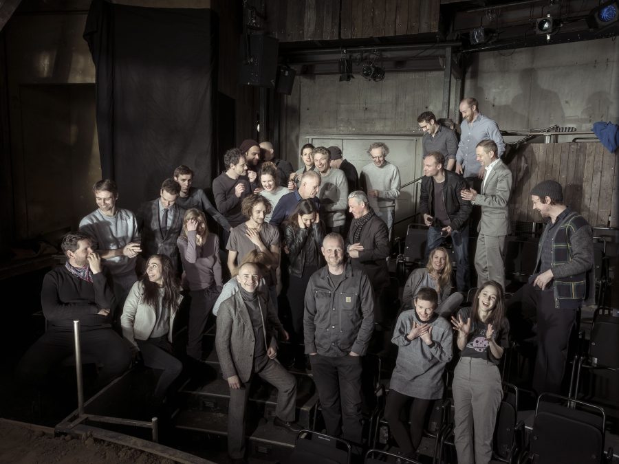 Group shots of the Ensemble 2018 at the Schaubühne Berlin.
