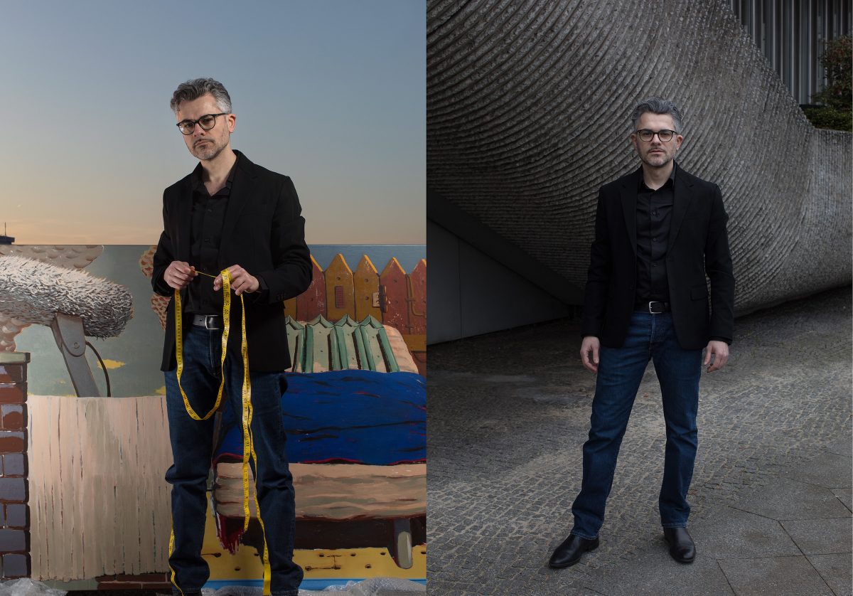 The artist and architect Bruno Di Lecce.