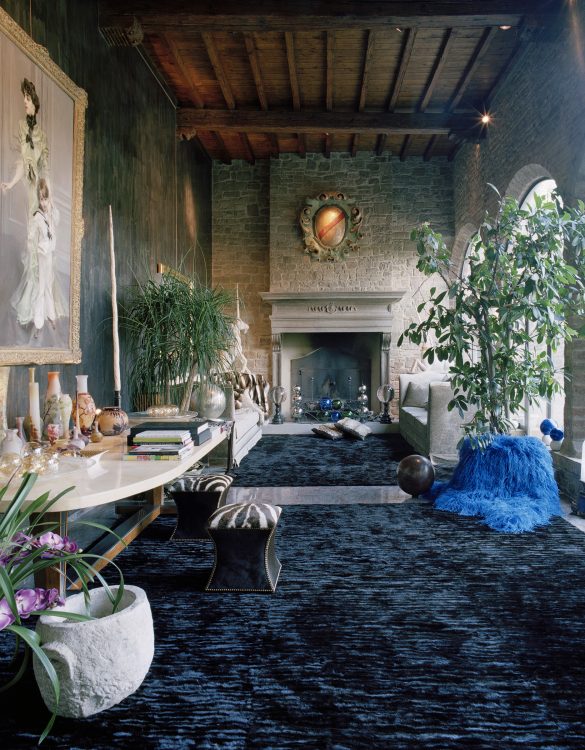 Roberto Cavalli Living Room photographiert in Florenz.