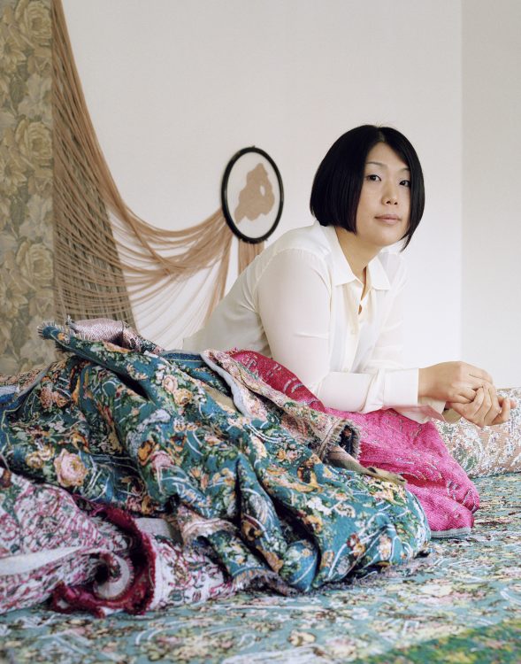 Aiko Tezuka photographed in her studio in Berlin Mitte.