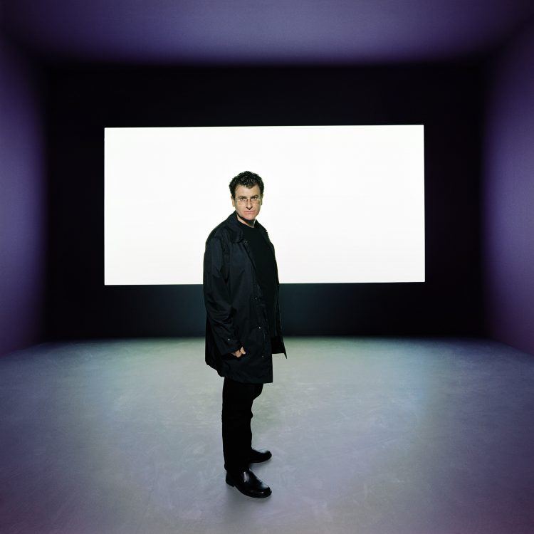 Alfredo Jahr in his installation at the Documenta 2002 in Kassel.