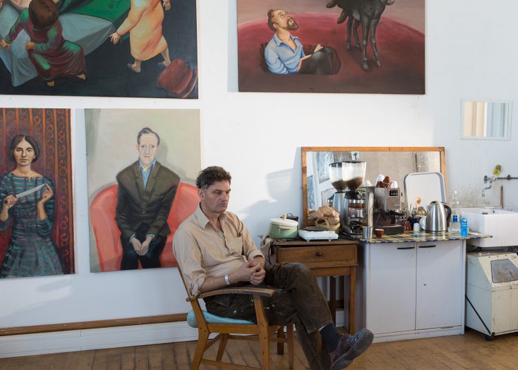 Christian Macketanz in his studio.
