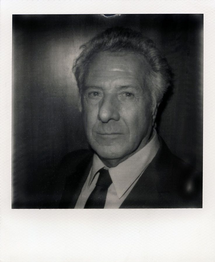 Polaroid picture of American actor Dustin Hoffman.