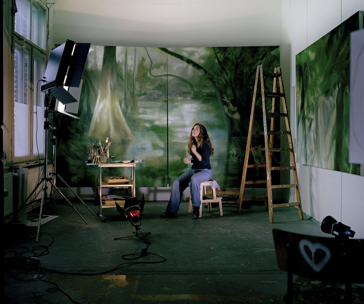 Isabelle Dutoit in Ihrem Atelier.