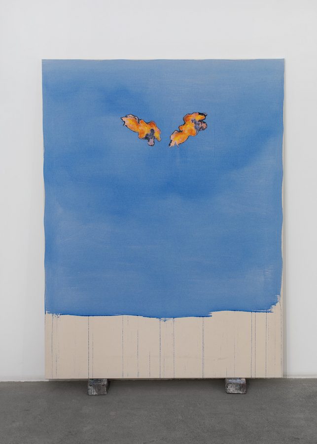Lea Pagenkemper / Oliver Mark „untitled“ 170,0 x 180,0 cm Painting and Photography on Canvas 2022.