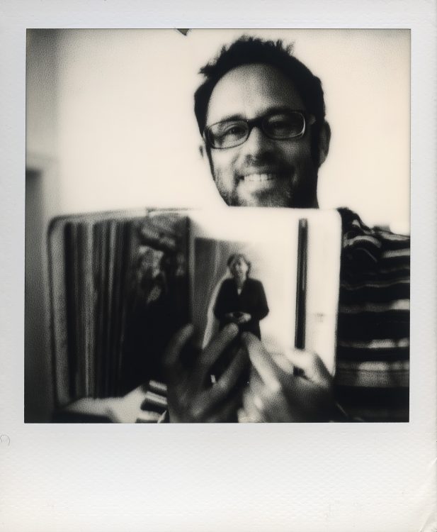 Polaroid of the artist Omer Fast.