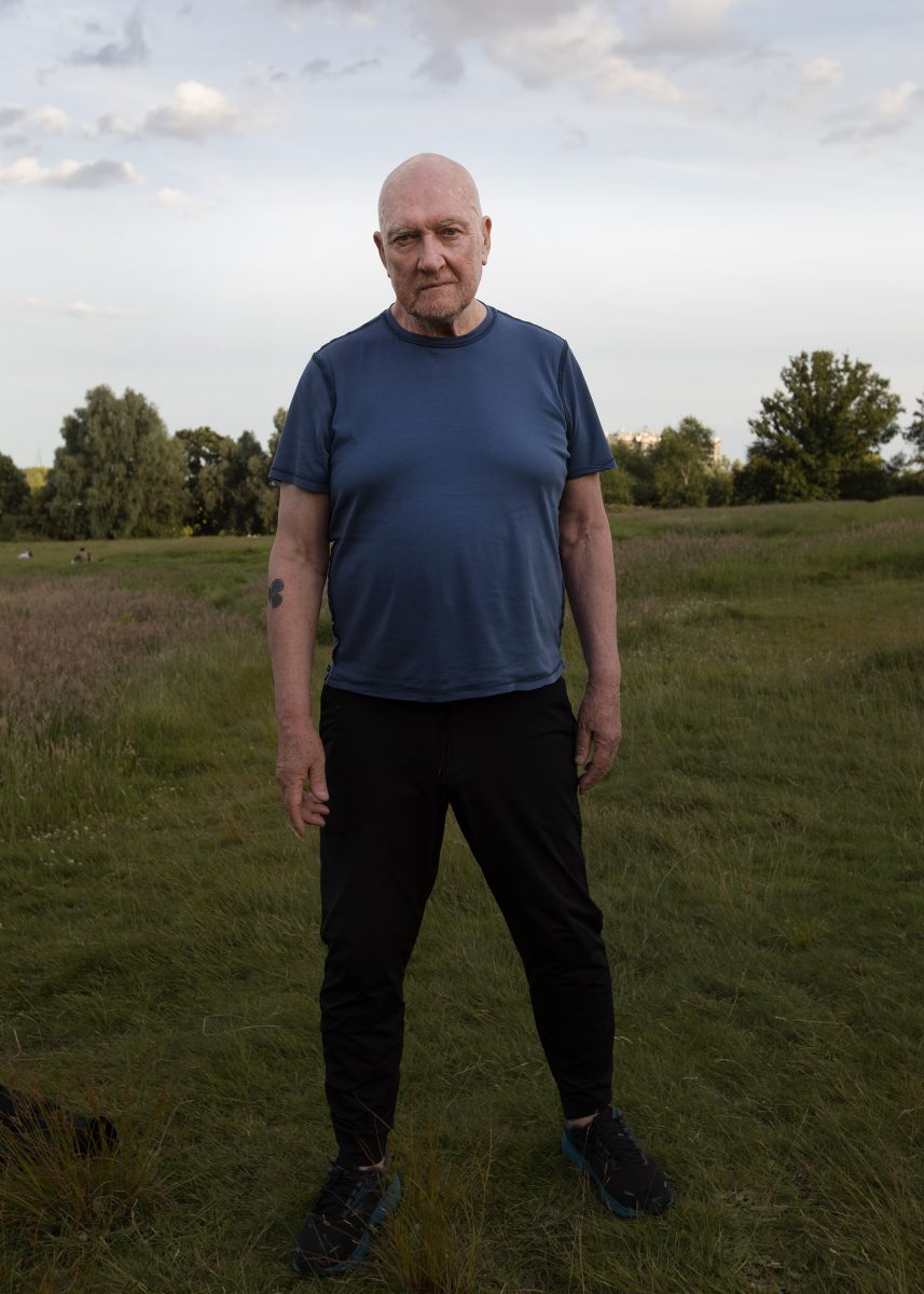 Oliver Marks Portrait of Sean Scully, London 2024.